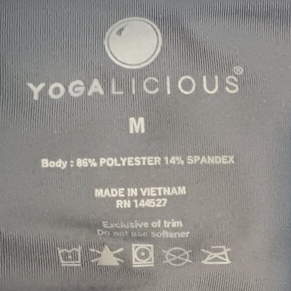 EUC ~ Yogalicious' Gray Colored Ultra Soft Lightweight Leggings (Size: Medium) - Picture 5 of 6